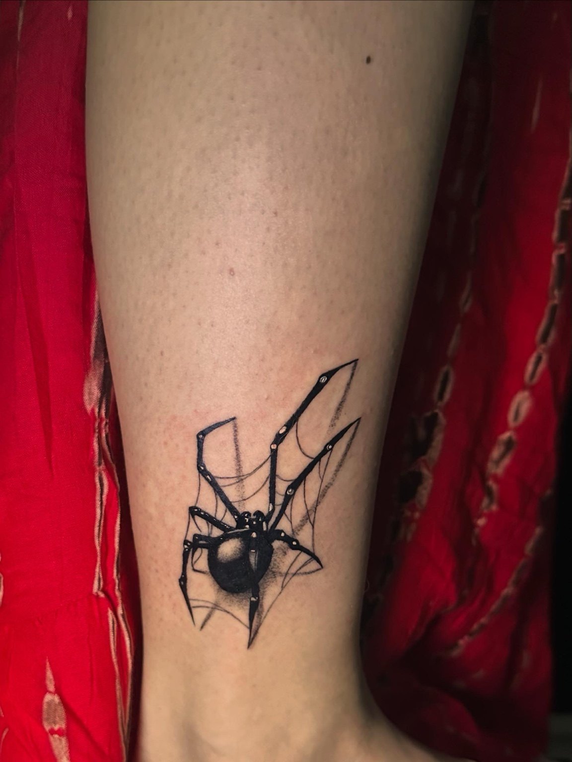 Black Widow tattoo by Cam Donachie