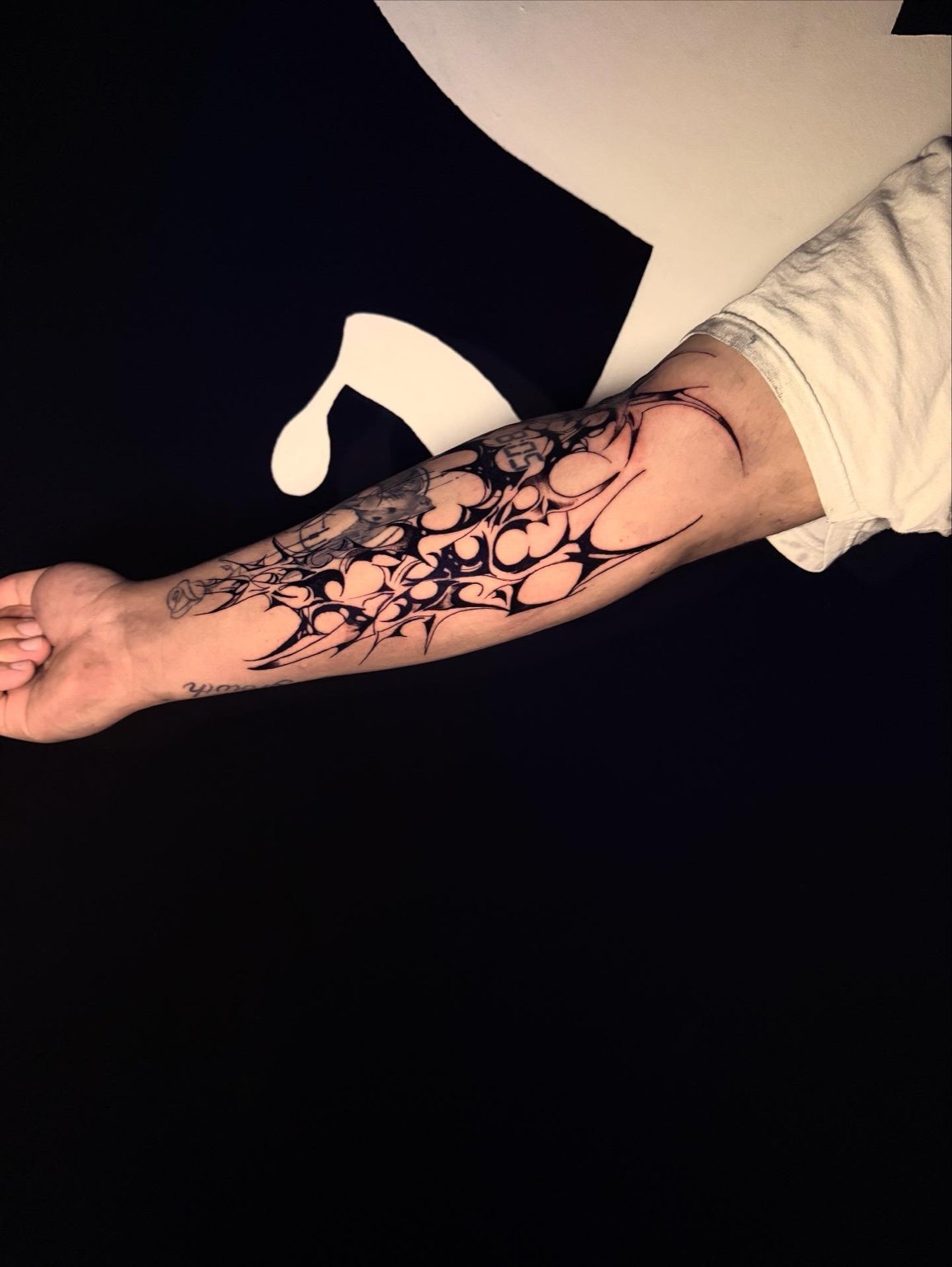 Ornamental Forearm tattoo by Cam Donachie